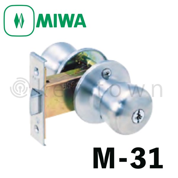 MIWA 【美和ロック】 ミワ特殊錠浴室 不二サッシ M-31 Kシリーズ[M-31