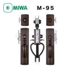 画像1: MIWA 【美和ロック】 特殊錠 玄関錠  [MIWA-M-95] Kシリーズ (1)