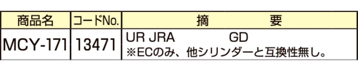 画像2: MIWA 【美和ロック】 取替シリンダー  [MIWA-MCY-171] Kシリーズ (2)