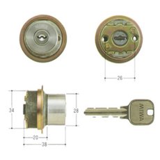 画像6: MIWA(美和ロック) U9シリンダー LIX/TEOタイプ　鍵 交換 取替え MCY-125 (6)