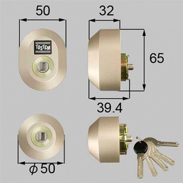 トステム Z-2A2-DDTC[Z-2A2-DDTC]｜鍵・シリンダーの格安ネット