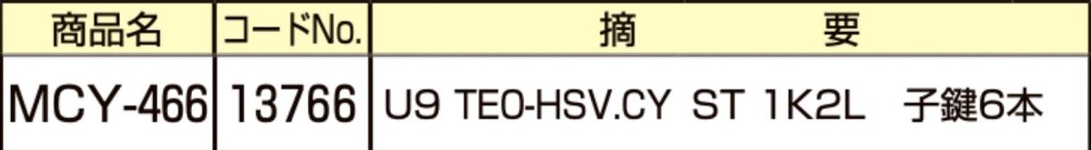 画像2: MIWA 【美和ロック】 取替シリンダー  [MIWA-MCY-466] Kシリーズ　 (2)