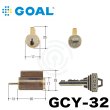 ミズタニ:GOAL取替用シリンダー GCY-81 鍵 交換用 GOAL ゴール 鍵 交換 AD用 シリンダー錠 玄関ドア 勝手口 取
