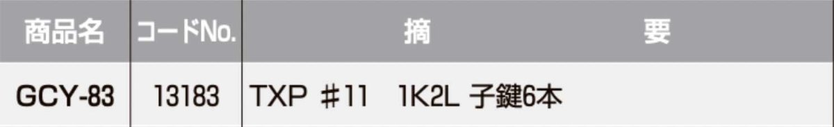 画像2: GOAL 【ゴール】 取替シリンダー  [GOAL-GCY-83] Kシリーズ　 (2)