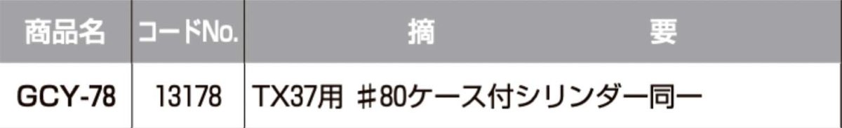 画像2: GOAL 【ゴール】 取替シリンダー  [GOAL-GCY-78] Kシリーズ　 (2)
