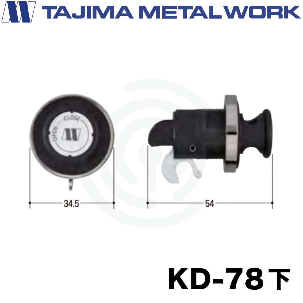 画像1: ポストダイヤル錠 ミニダイヤル錠 [KD-78] Kシリーズ　 (1)