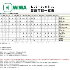 画像6: MIWA 【美和ロック】 ハンドル  [MIWA-63] 交換用 アルミ製  (6)