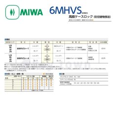 画像3: MIWA 【美和ロック】 高級ケースロック  [MIWA-U96MHVS5Q-1型] 交換用 (3)