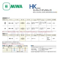 画像4: MIWA 【美和ロック】 モノロック  [MIWA-HK] U9HKU-1型 (4)