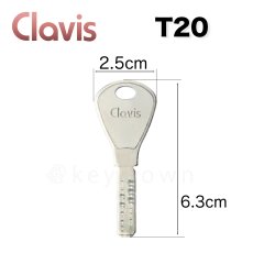 画像2: Clavis 合鍵 T20【最速納期2~3週間】 (2)