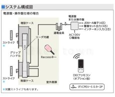 画像3: MIWA 【美和ロック】マンション用新電気錠 [MIWA-IRS2PGVFCH2W] 電源盤/操作盤使用　納期約1ヶ月 (3)