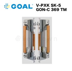 画像1: GOAL 【ゴール】プッシュプル錠[GOAL-V-PXK SK-5 GON-C TM] V-PXK SK-5 GON-C 369 TM型(R) ツーロック　納期約2~5週間 (1)