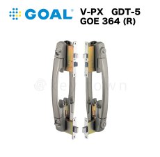 画像1: GOAL 【ゴール】プッシュプル錠[GOAL-V-PX GDT-5 GOE 364] GOAL-V-PX GDT-5 GOE 364型(R) ツーロック　納期約2~5週間 (1)