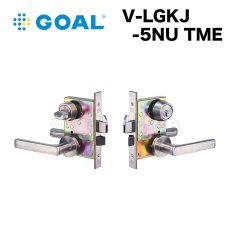 画像1: GOAL 【ゴール】レバーハンドル錠[GOAL-LGKJ]V-LGKJ-5NU TME 鎌付デッド 納期約3~8週間(ハンドルによって納期が遅くなることがあります) (1)