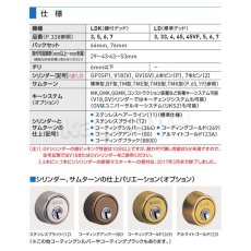 画像3: GOAL 【ゴール】本締錠[GOAL-LDK]V-LDK-5 (3)