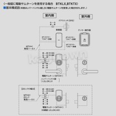 画像2: GOAL 【ゴール】電池式ローリングテンキーシステム[GOAL-BTKLX]電動サムターン　セット品 (2)