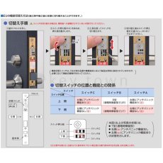 画像5: GOAL 【ゴール】機能切替型電気錠[GOAL-EU]V-EUT-5NU11S(NK) (5)