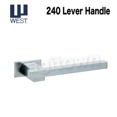 画像1: WEST 【ウエスト】レバーハンドル[WEST-240]3sd-zero 240 Lever Handle　外装　バックセット64mm (1)
