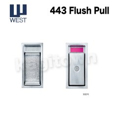 画像1: WEST 【ウエスト】戸引手[WEST-443]3rdwarm443 Flush Pull (1)