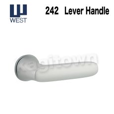 画像1: WEST 【ウエスト】レバーハンドル[WEST-242]3sd-zero 242 Lever Handle　外装　バックセット64mm (1)