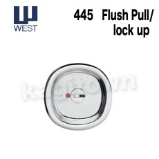 画像1: WEST 【ウエスト】戸引手[WEST-445]3rdwarm 445 Flush Pull/lock up (1)