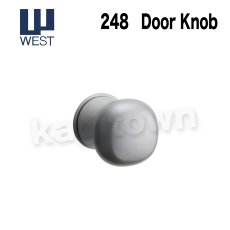 画像1: WEST 【ウエスト】ドアノブ[WEST-248]3edzero 248　Door Knob　内装バックセット50mm (1)