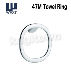 画像1: WEST 【ウエスト】トイレットペーパーホルダー[WEST-47M]3rd warm 47M Towel Ring (1)