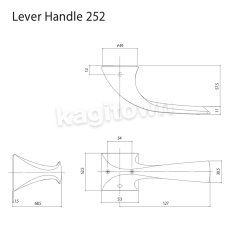 画像3: WEST 【ウエスト】レバーハンドル[WEST-252]UNICA 252 Lever Handle 外装 (3)