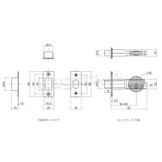 画像3: WEST 【ウエスト】本締錠[WEST-EntranceDoor814 Cylinder]814 Cylinder (3)