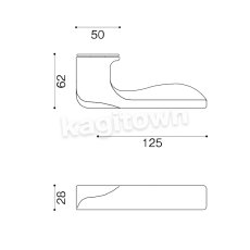 画像4: WEST 【ウエスト】レバーハンドル[WEST-EntranceDoor 244/244 Lever Handle]244/244S Lever Handle (4)