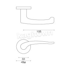 画像4: WEST 【ウエスト】レバーハンドル[WEST-EntranceDoor 160/160S Lever Handle]160/160S Lever Handle (4)