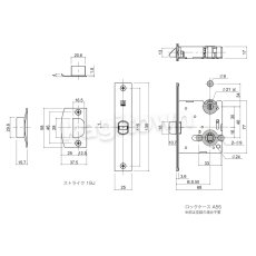 画像4: WEST 【ウエスト】レバーハンドル[WEST-EntranceDoor 160A Lever Handle]160A Lever Handle (4)