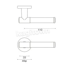 画像5: WEST 【ウエスト】レバーハンドル[WEST-EntranceDoor 229/229S Lever Handle]229/229S Lever Handle (5)