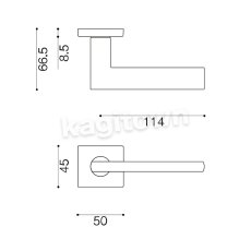 画像5: WEST 【ウエスト】レバーハンドル[WEST-EntranceDoor 255/255S Lever Handle]255/255S Lever Handle (5)