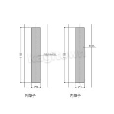 画像3: WEST 【ウエスト】引戸錠/召し合わせ[WEST-General Products 310 Flush Pull/Lock Hook Bolt]310 Flush Pull/Lock Hook Bolt (3)