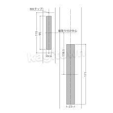 画像3: WEST 【ウエスト】引戸錠/戸先鎌錠[WEST-General Products 407 Flush Pull/Lock up]407 Flush Pull/Lock up (3)