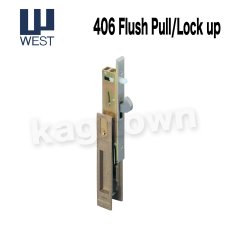 画像1: WEST 【ウエスト】引戸錠/戸先鎌錠[WEST-General Products 406 Flush Pull/Lock up]406 Flush Pull/Lock up (1)