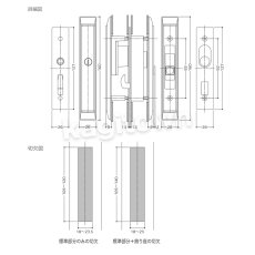 画像2: WEST 【ウエスト】引戸錠/引手[WEST-General Products 325 Flush Pull]325 Flush Pull (2)