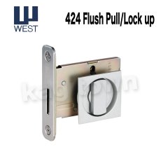 画像1: WEST 【ウエスト】引戸錠/フラッシュプル[WEST-General Products 424 Flush Pull/Lock up]424 Flush Pull/Lock up (1)