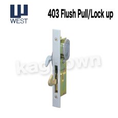 画像1: WEST 【ウエスト】引戸錠/戸先鎌錠[WEST-General Products 403 Flush Pull/Lock up]403 Flush Pull/Lock up (1)