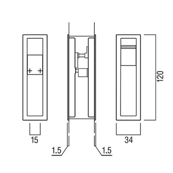 【Euさま】UNION ドアハンドル：ウッド＋ステンレス ミラー 1セット Euさま】UNION ドアハンドル：ウッド＋ステンレス ミラー 1セット
