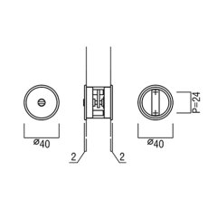 画像2: UNION【ユニオン】MTH506-01-023[ドアハンドル] (2)