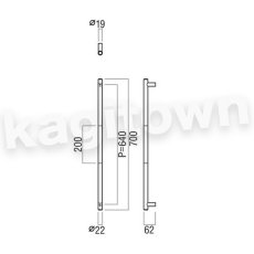 画像4: UNION【ユニオン】G1105-01-011[ドアハンドル]押し棒（内外）G1105-01-015/G1105-01-024 (4)