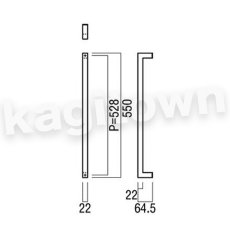 画像4: UNION【ユニオン】G1121-01-023ドアハンドル]押し棒（内外）G1121-01-040/G1121-01-051 (4)