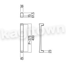 画像4: UNION【ユニオン】G1163-71-068-L200 ドアハンドル]押し棒（内外）G1163-71-068-L400 (4)
