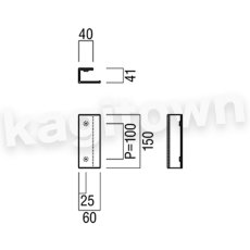 画像4: UNION【ユニオン】G1177-26-170 ドアハンドル]プレート（内外）G1177-26-171/G1177-26-175 (4)