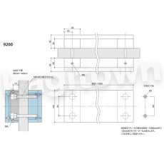 画像2: WEST 【ウエスト】ドアプレート[WEST-9200 Door Plate]Agaho four 9200 Door Plate (2)