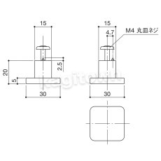 画像2: WEST 【ウエスト】ファニチャーノブ[WEST-43P]gg43P Furniture knob (2)