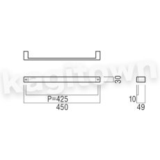 画像2: UNION【ユニオン】PRE-G500-02[ドアハンドル] 押し棒（内外） (2)