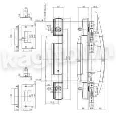 画像3: Clavis Tebra FACE plug【生体認証機能付玄関電気錠】価格問い合わせください。 (3)